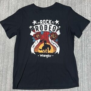 Wrangler Black Rock Rodeo Tee with Graphic